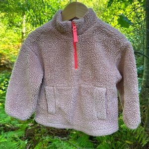 Baby Gap Toddler Sherpa Half-Zip Pullover Sweatshirt -2T